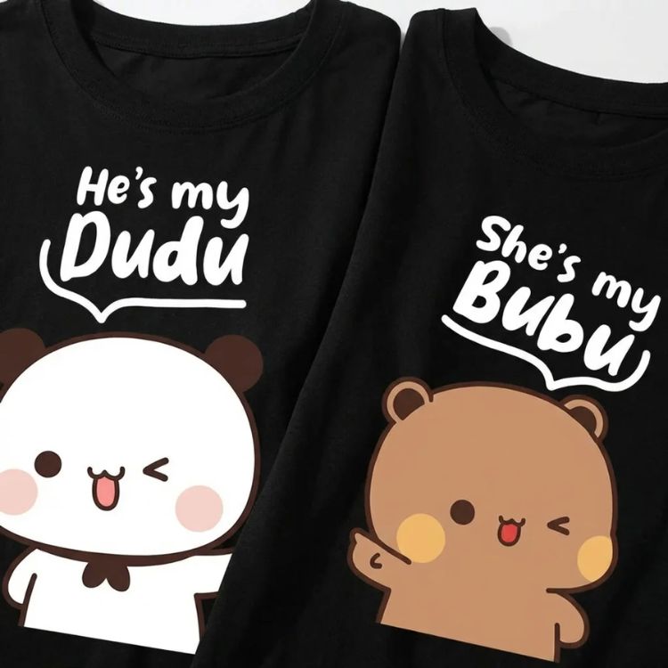 Dudu Bubu Love T-Shirts (Pack of 2) 👑