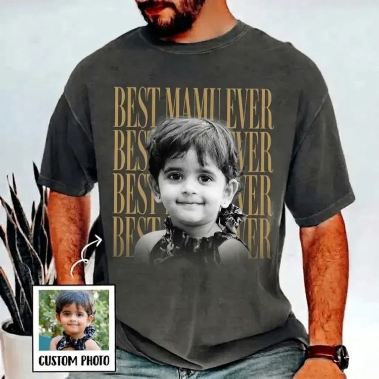 Custom Photo T-Shirt – Personalized Name & Picture