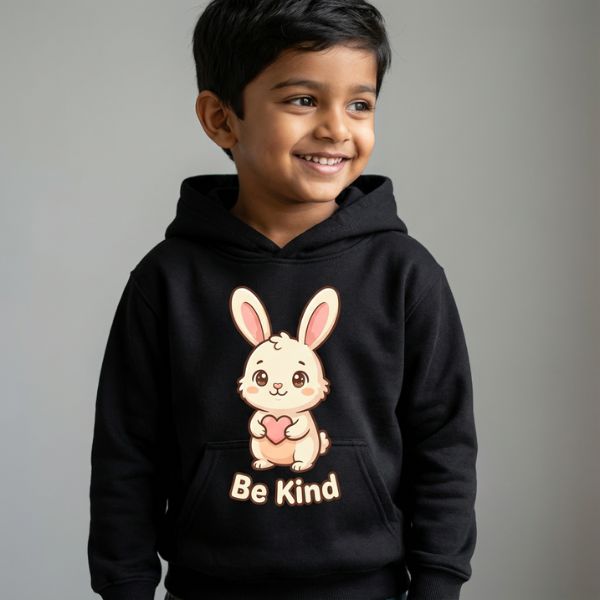 Set of 2 Be Kind & Stay Happy Kids Hoodie