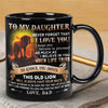 MG110_ To my Son Love, dad black Mugs