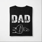 Personalized Fist Bump Family T-Shirt with Kids Names