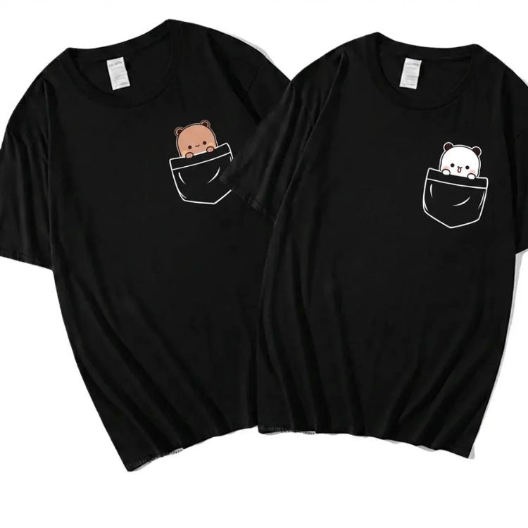 Dudu Bubu Mini Pocket Tees  (Pack of 2) ✨