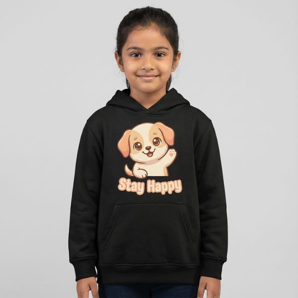 Set of 2 Be Kind & Stay Happy Kids Hoodie