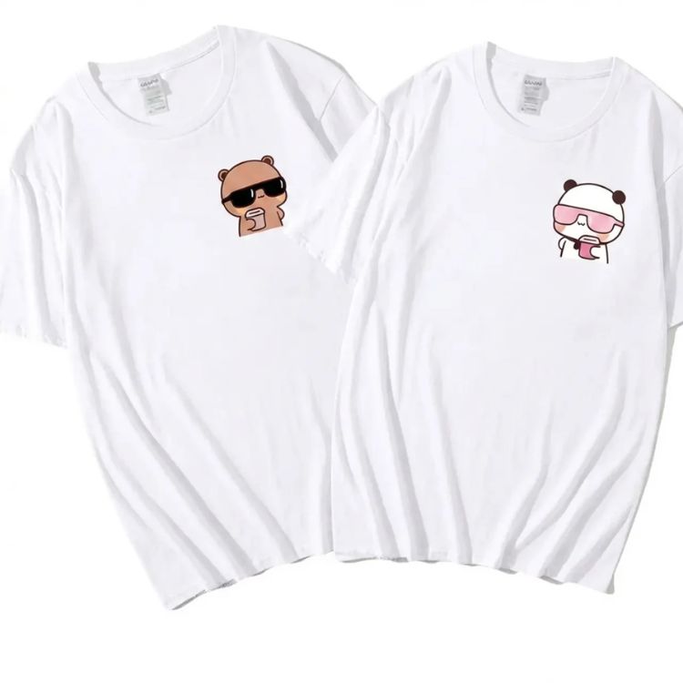 Dudu Bubu Cool Couple Tees 😎 (Pack of 2)