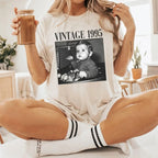 Vintage Custom Photo & Year Unisex T-Shirt