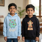 Set of 2 Happy Vibes Kids Hoodie Combo