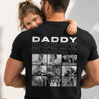 Personalized Photo Collage T-Shirt – Papa, Daddy, Mummy or Any Name
