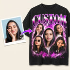 Custom Photo Collage Oversized T-Shirt