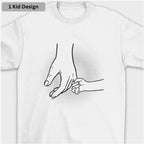 Hand In Hand T-Shirt – Personalized with Kids' Names