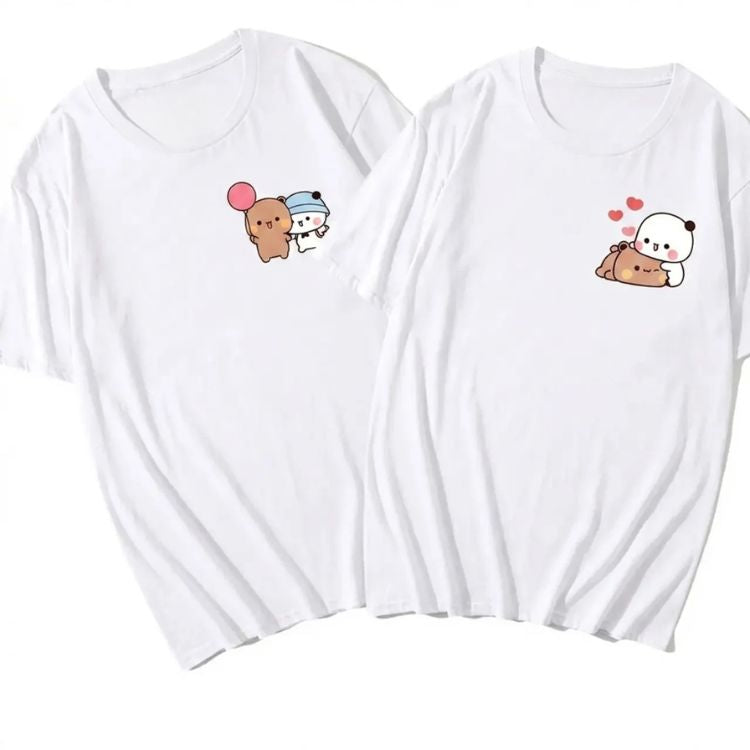 Dudu Bubu Couple Tees  (Pack of 2)  💛