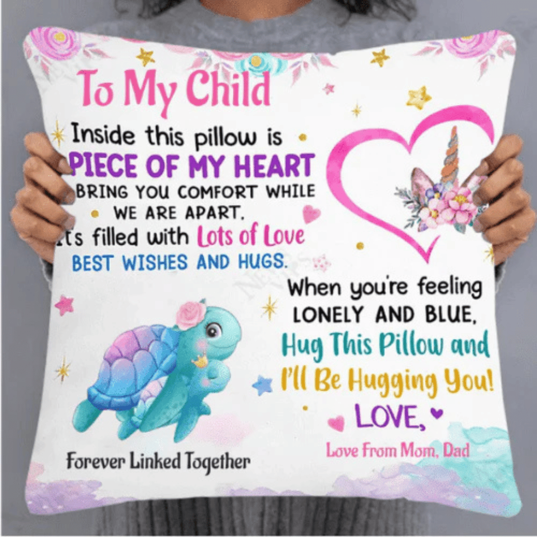 Hug in a Pillow: A Parent's Love for Their Child