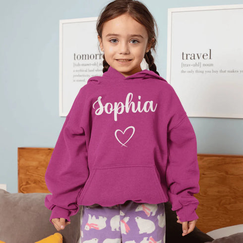 Personalized unisex childrens hoodie