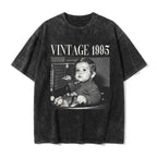 Vintage Custom Photo & Year Unisex T-Shirt