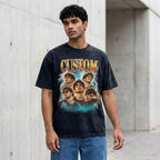 Custom Photo Collage Oversized T-Shirt