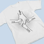Hand In Hand T-Shirt – Personalized with Kids' Names