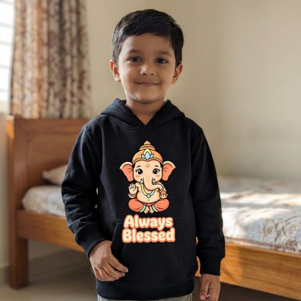 Blessed & Playful Kids Hoodie Combo