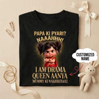 Customized Drama Queen Kids T-Shirt 👑