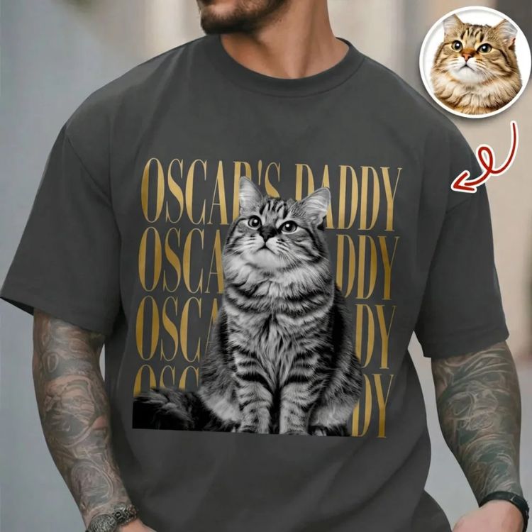 Custom Photo T-Shirt – Personalized Name & Picture