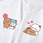 Dudu Bubu Couple Tees  (Pack of 2)  💛