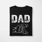 Personalized Fist Bump Family T-Shirt with Kids Names
