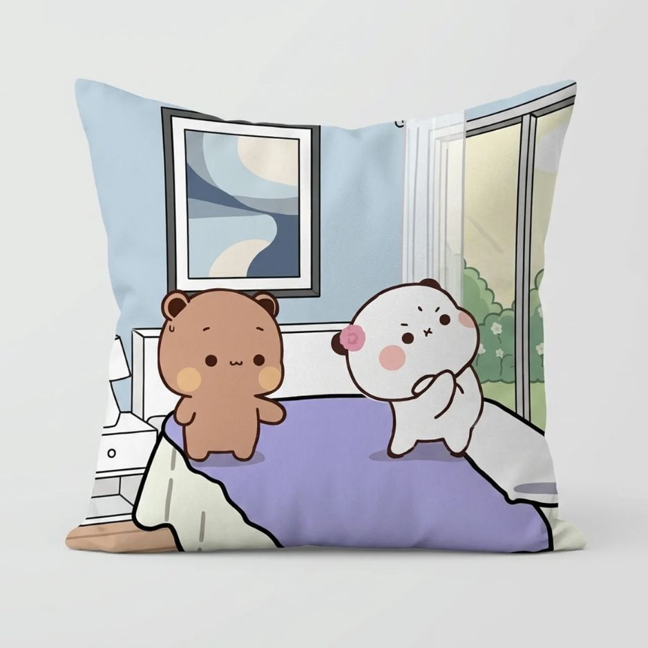 Cozy Bedroom Bears Cushion Cover C8
