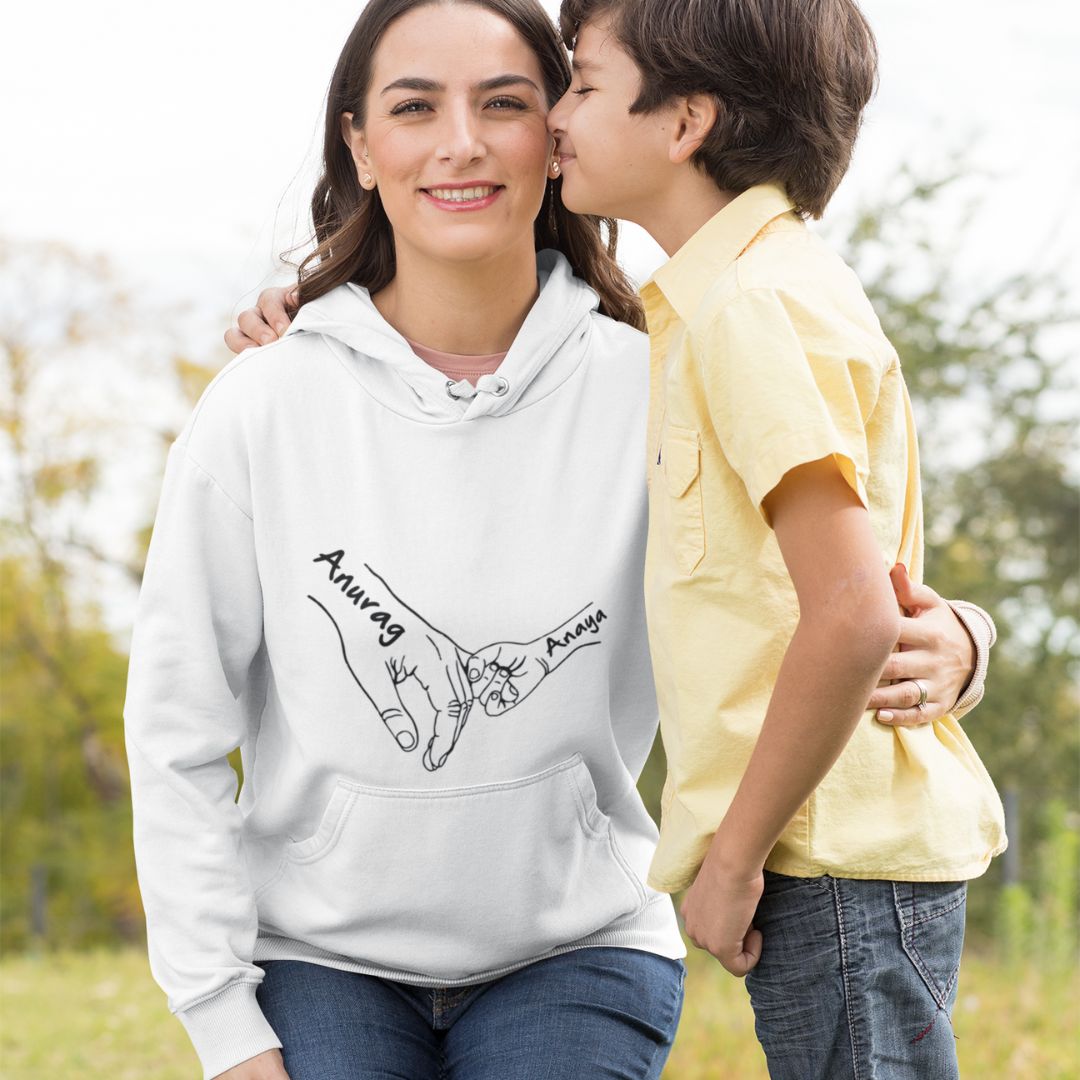 Hand in Hand hoodie for Mom / Dad and  Kids