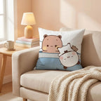 Sleepy Teddy Morning Cushion Cover C9