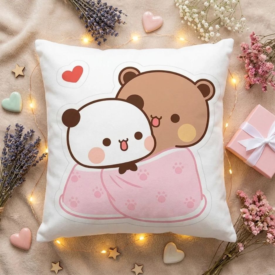 Snuggle Blanket Bears Cushion Cover C10