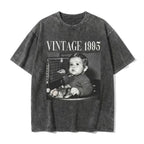 Vintage Custom Photo & Year Unisex T-Shirt