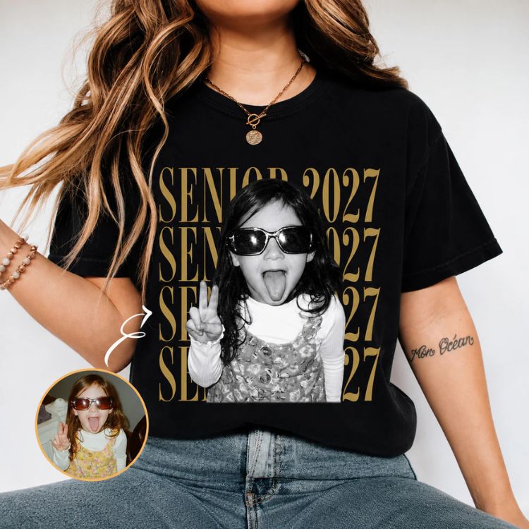 Custom Photo T-Shirt – Personalized Name & Picture
