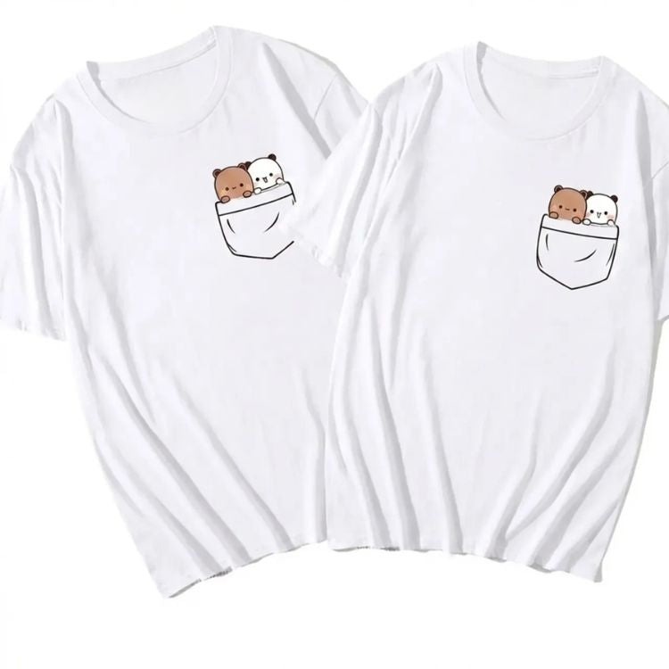 Dudu Bubu Pocket  Tees (Pack of 2) 👑