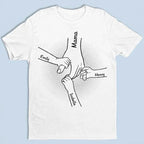 Hand In Hand T-Shirt – Personalized with Kids' Names