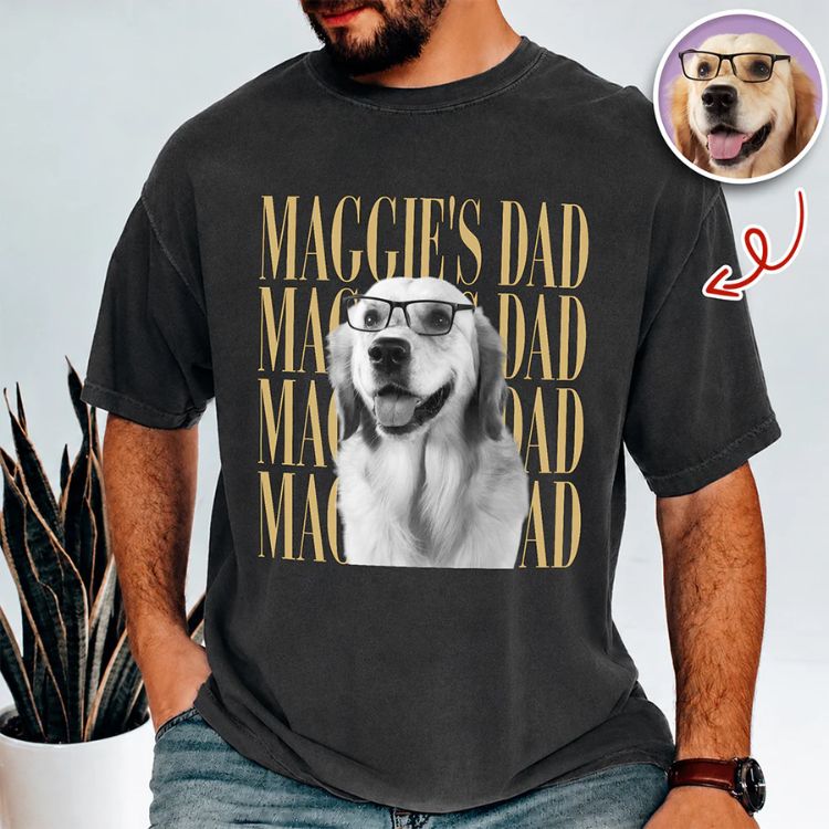 Custom Photo T-Shirt – Personalized Name & Picture