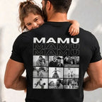Personalized Photo Collage T-Shirt – Papa, Daddy, Mummy or Any Name