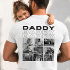 Personalized Photo Collage T-Shirt – Papa, Daddy, Mummy or Any Name