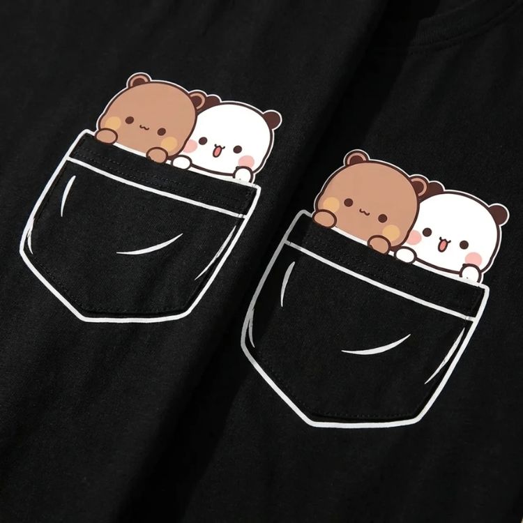 Dudu Bubu Pocket  Tees (Pack of 2) 👑