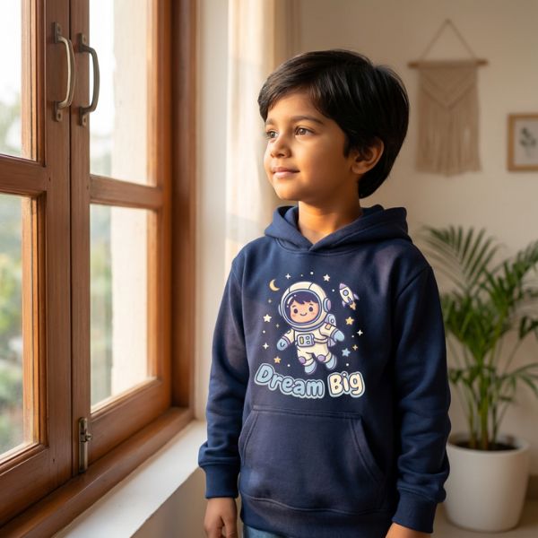 (Set of 2) Dream Big & Little Strong Hero Kids Hoodie Combo