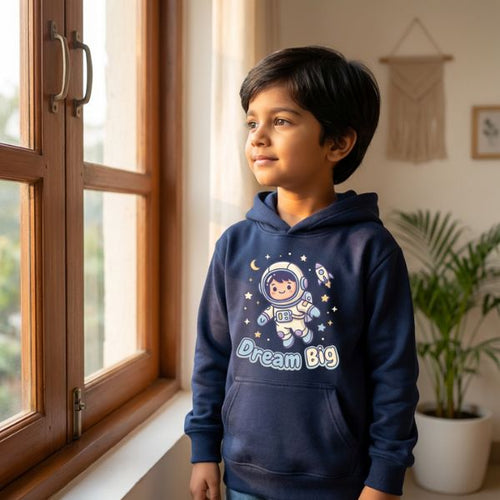 (Set of 2) Dream Big & Little Strong Hero Kids Hoodie Combo