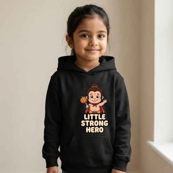 (Set of 2) Dream Big & Little Strong Hero Kids Hoodie Combo