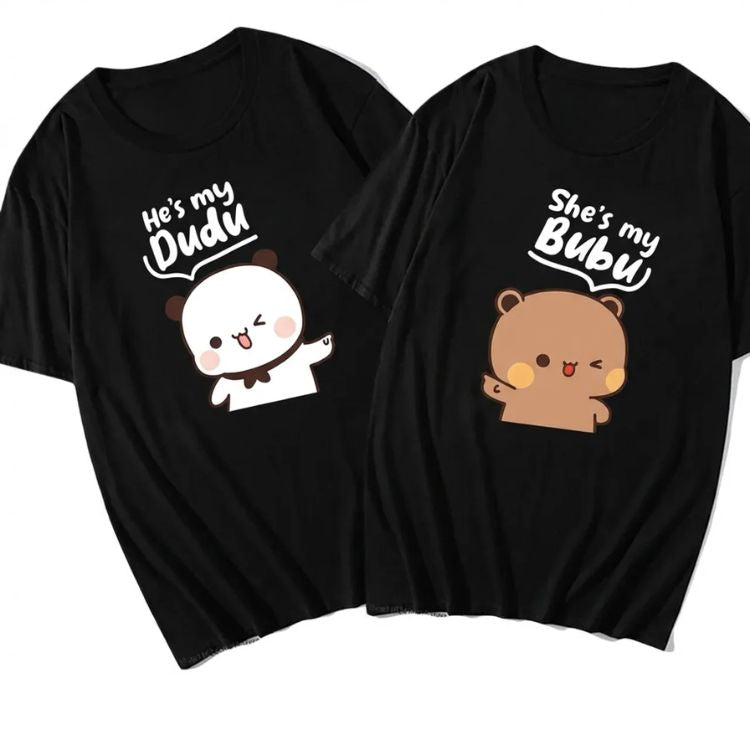 Dudu Bubu Love T-Shirts (Pack of 2) 👑