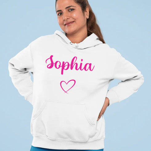 Personalized unisex childrens hoodie