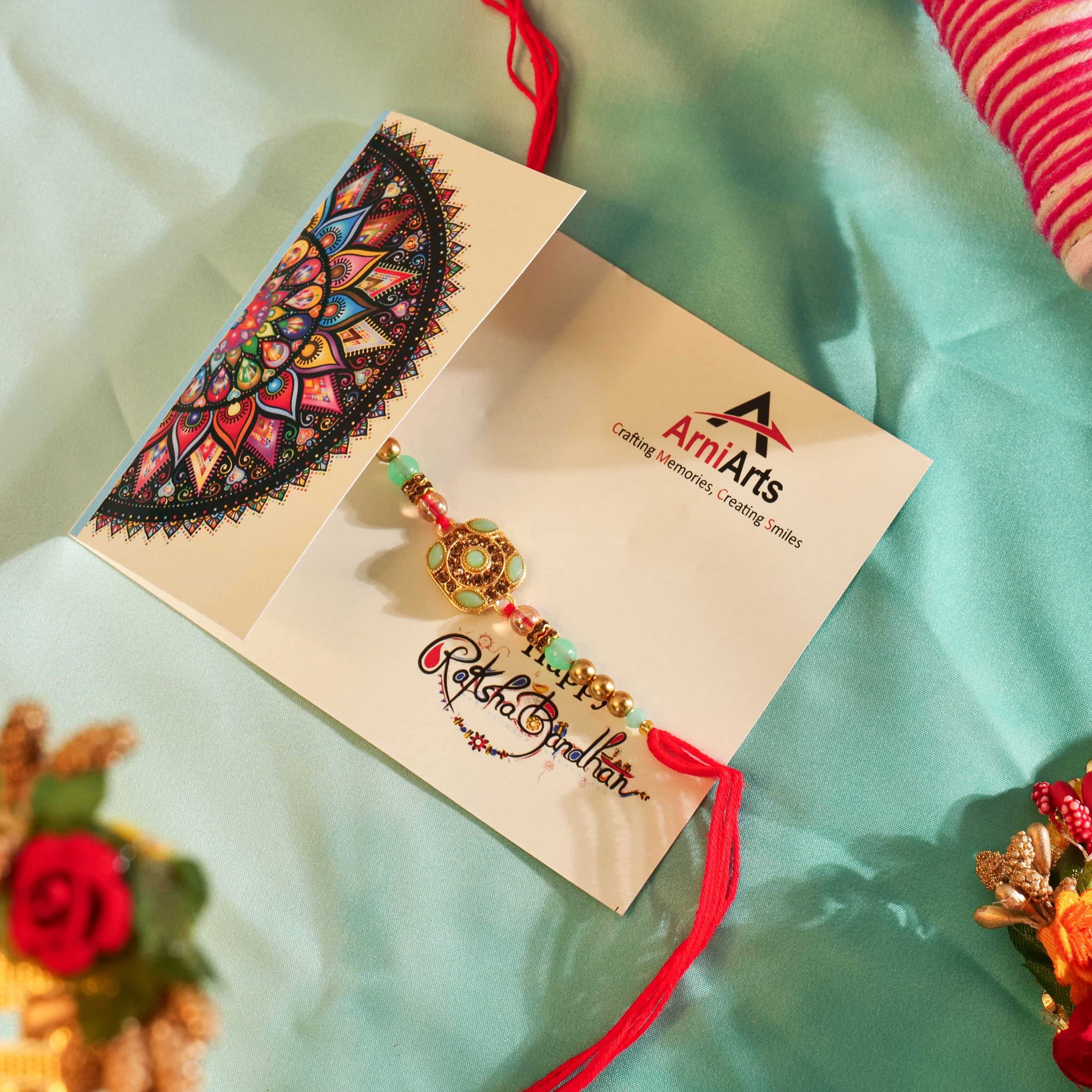 Arniart Colourfull Rakhi _MR23-01-10 - ArniArts ArniArts Arniart Colourfull Rakhi _MR23-01-10 - ArniArtsArniArts Arniart Colourfull Rakhi _MR23-01-10