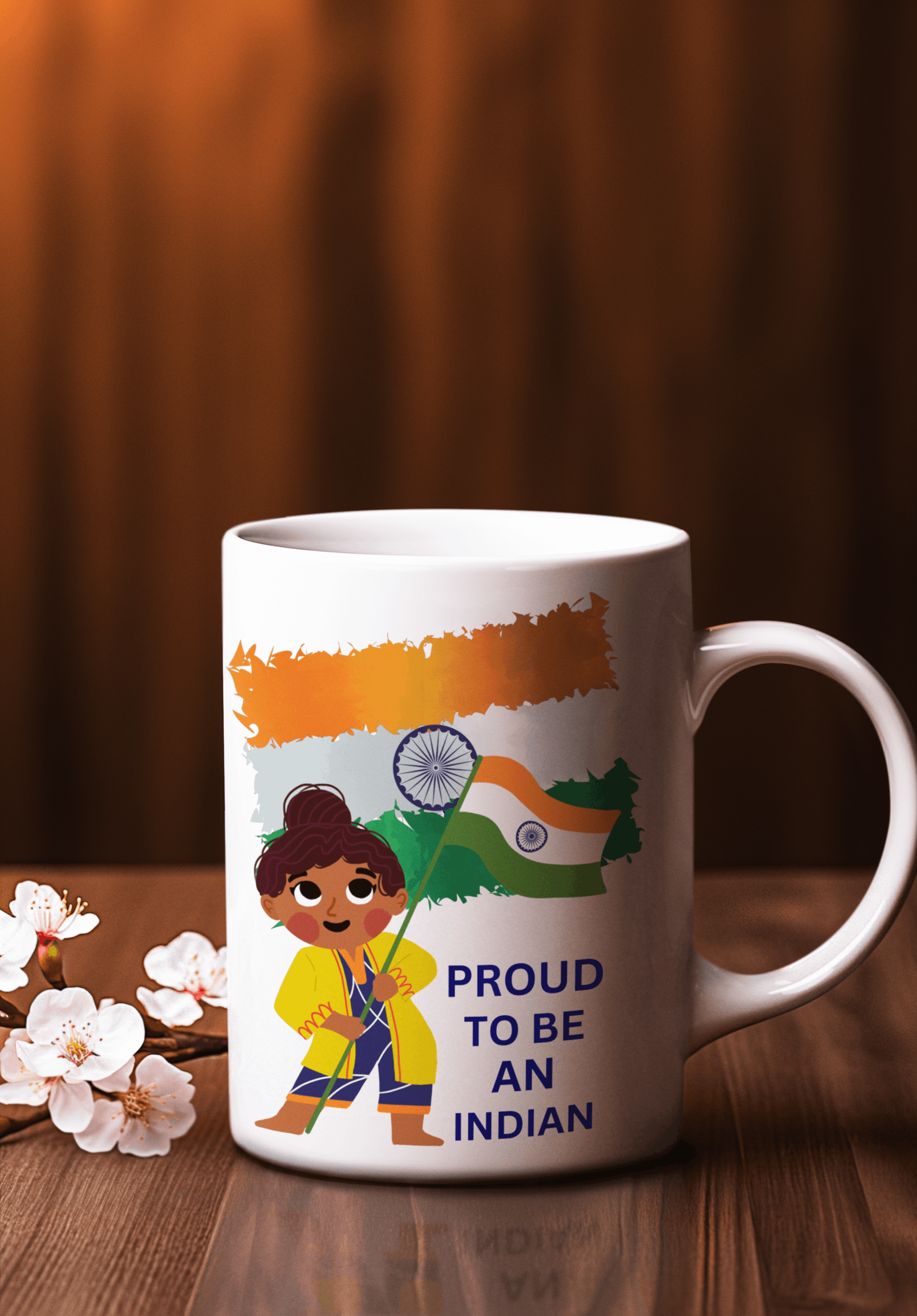 Customizable mug for Independence day India