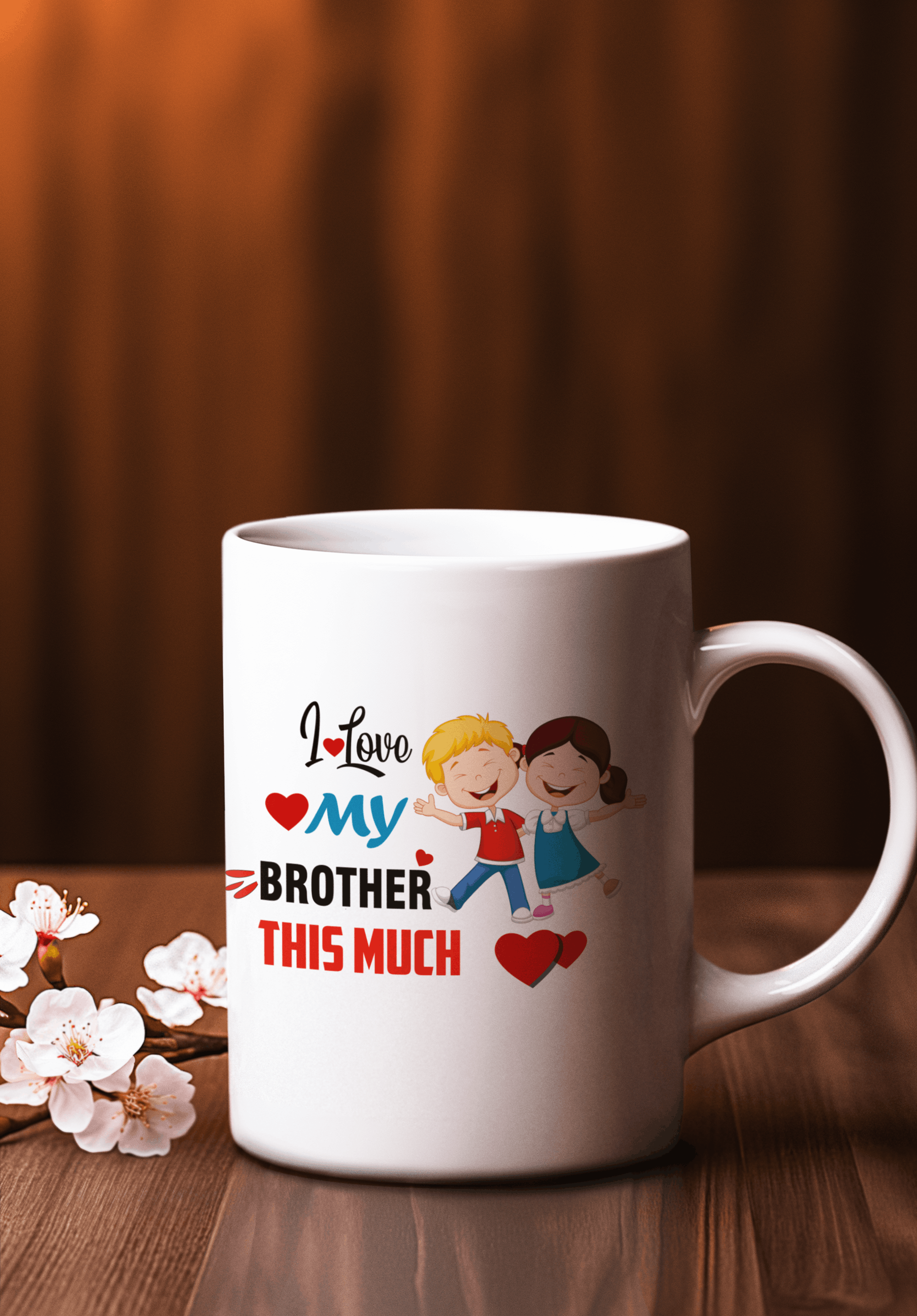 Customizable mug for Rakhi