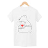 Baby and Mom/Dad bear Tshirt White