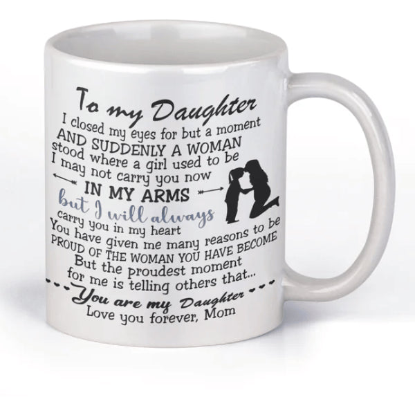 MG160_To My Son/Daughter -Coffe Mug Gift from Mom and Dad - ArniArts ArniArts MG160_To My Son/Daughter -Coffe Mug Gift from Mom and Dad