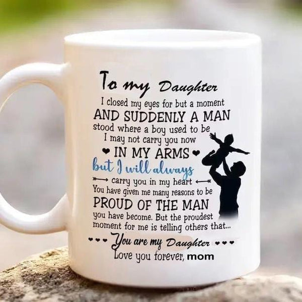 MG160D_To My Son/Daughter -Coffe Mug Gift from Mom and Dad 