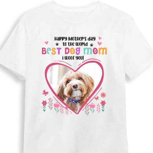 Dog Mom Photo T-Shirt_MG237 