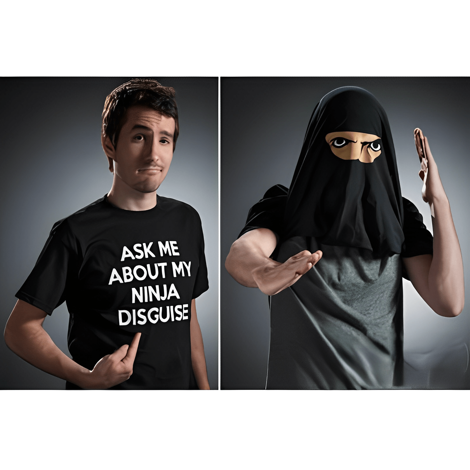 FlipOut Ninja Costume T-shirt_mg174 