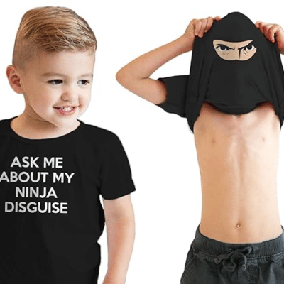 FlipOut Ninja Costume T-shirt_mg174 